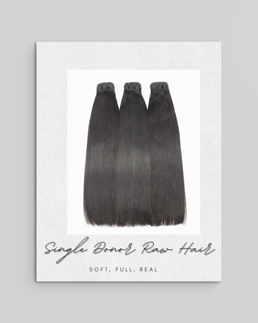Single Donor Raw Hair